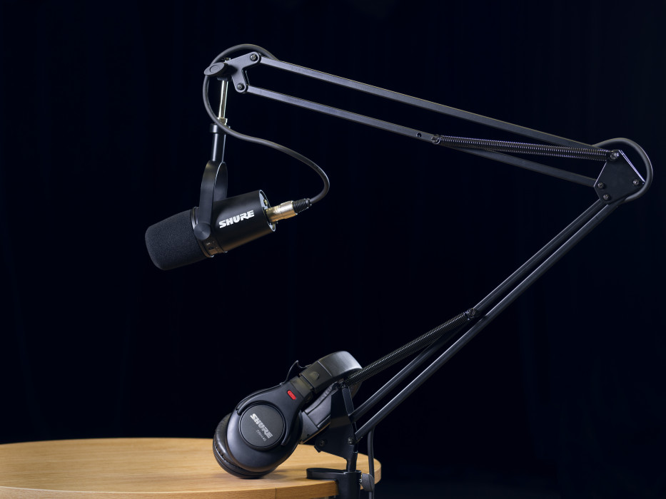 Hlavní obrázek Mikrofony pro rozhlasové vysílání Shure MV7 + 440 + ARM SET