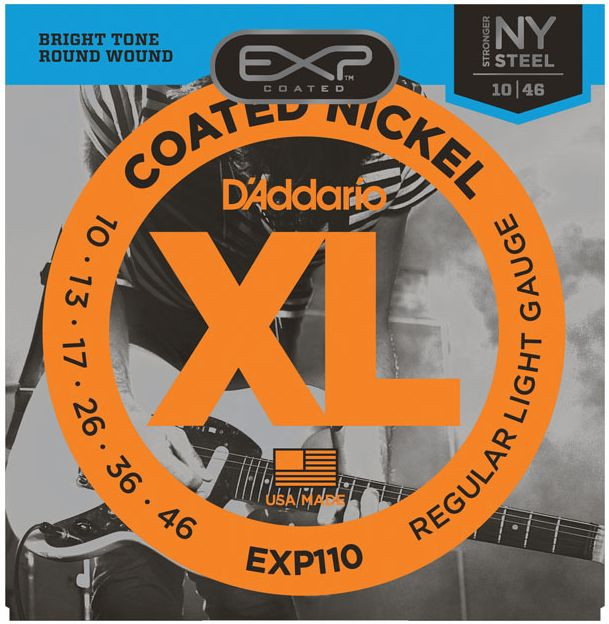 Hlavní obrázek Tvrdost .010 D'ADDARIO EXP110 Regular Light - .010 - .046