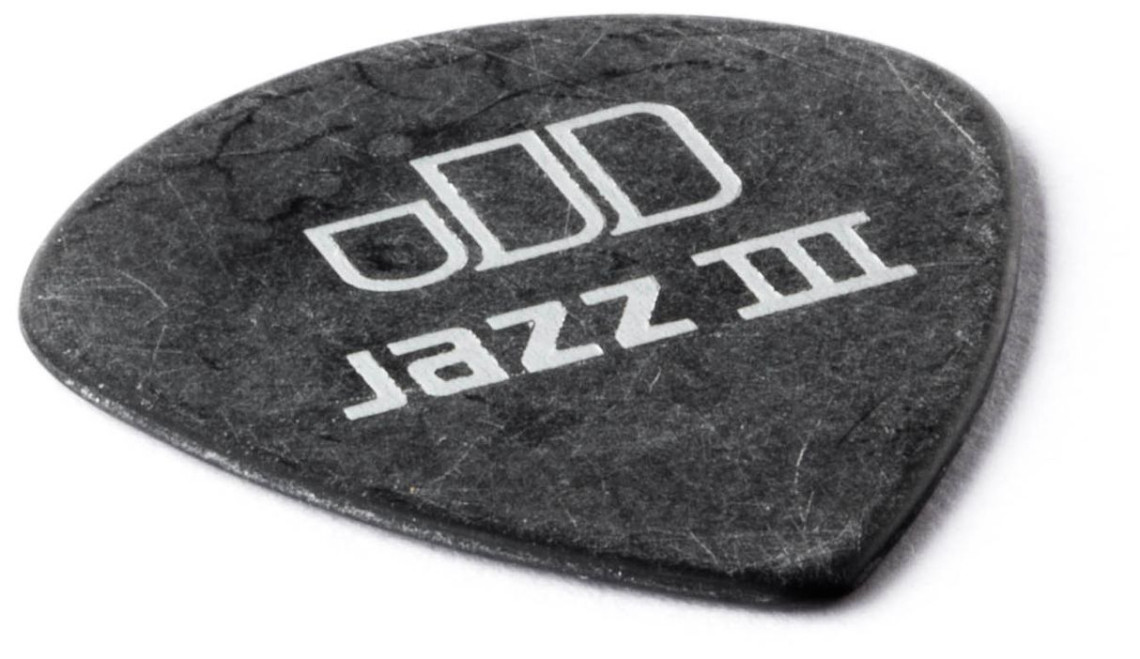 Hlavní obrázek Tvrdost do 2.0 DUNLOP Tortex Pitch Black Jazz III Pick 1,35mm - 12 ks