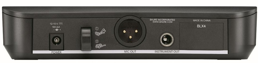 Hlavní obrázek Samostatné přijímače k bezdrátovým systémům SHURE BLX4E K3E 606 - 630 MHz