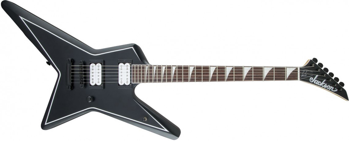Hlavní obrázek Hard&heavy JACKSON Gus G. Star Satin Black with White Pinstripes