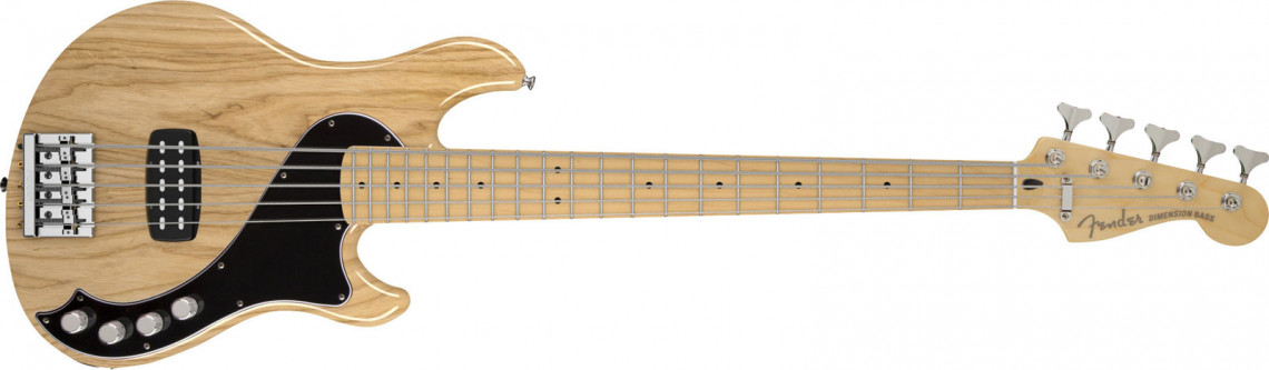 Hlavní obrázek 5strunné FENDER Deluxe Dimension Bass V, Maple Fingerboard - Natural