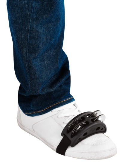 Hlavní obrázek Tamburíny MEINL CFJS2S-BK Compact Foot Tambourine