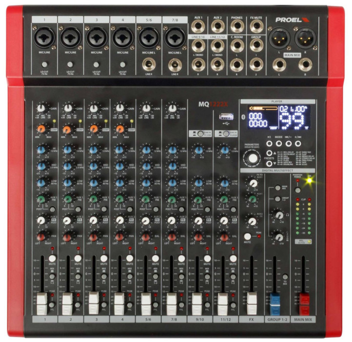 Hlavní obrázek Mixážní pulty s efektem PROEL MQ1642X