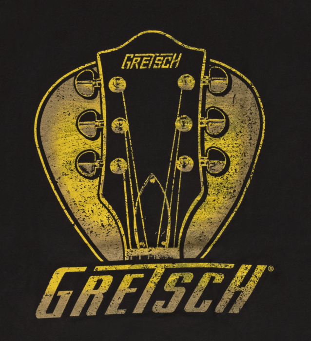 Hlavní obrázek Oblečení a dárkové předměty GRETSCH Headstock Pick T-Shirt, Black, XL