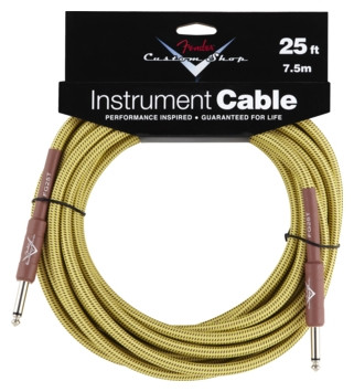 Hlavní obrázek 5-8m FENDER Custom Shop Performance Series Cable, 25', Tweed