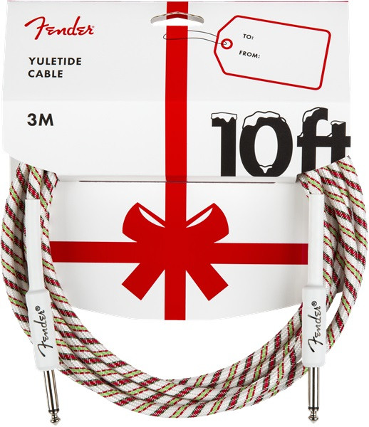 Hlavní obrázek 1-4m FENDER Yuletide Cable 10' Red / Green