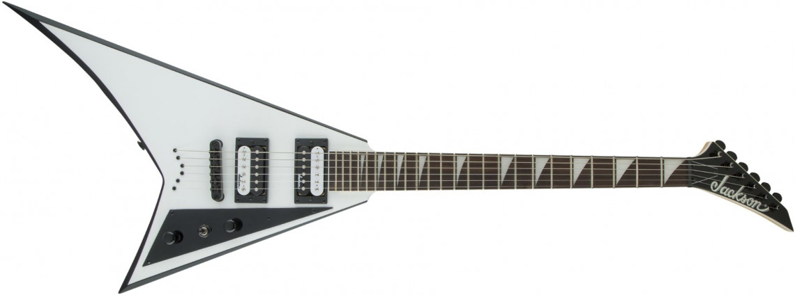 Hlavní obrázek Hard&heavy JACKSON JS32T Rhoads White with Black Bevels