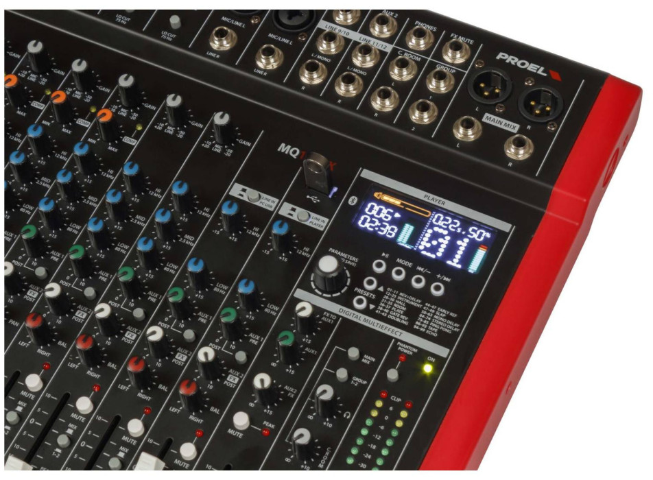 Hlavní obrázek Mixážní pulty s efektem PROEL MQ1642X