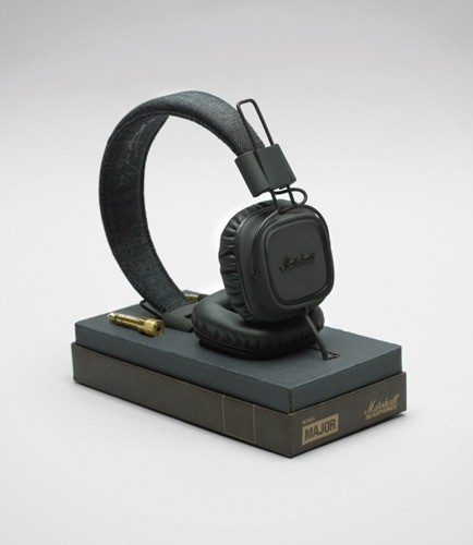 Hlavní obrázek Mobilní sluchátka (náhlavní a špunty) MARSHALL Major Pitch Black