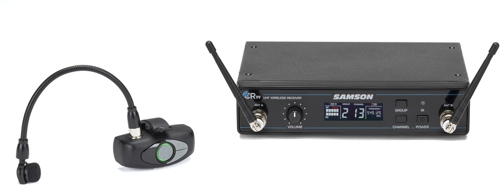 Hlavní obrázek S nástrojovým mikrofonem SAMSON AWX Wind Instrument