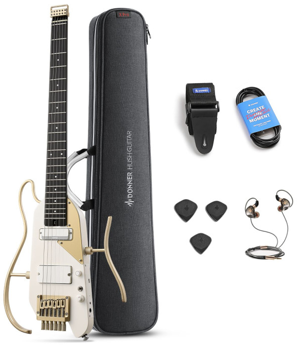 Hlavní obrázek Elektrické sety DONNER HUSH-X PRO - White-Luxe