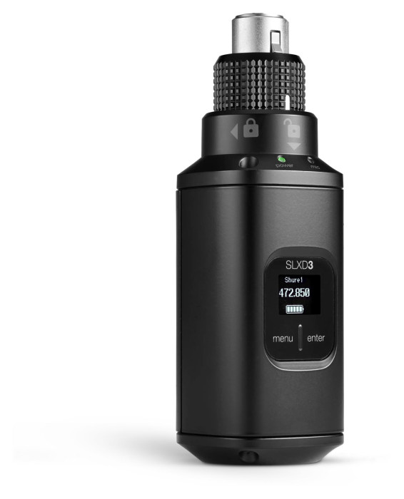 Hlavní obrázek S bateriovým přijímačem (ke kamerám) SHURE SLXD35 S50 823-865 MHz
