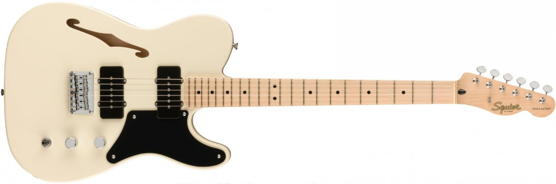 Hlavní obrázek T - modely FENDER SQUIER Paranormal Cabronita Telecaster Thinline Olympic White Maple