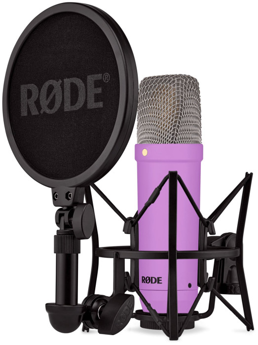 Hlavní obrázek Velkomembránové kondenzátorové mikrofony RODE NT1 Signature Series Purple