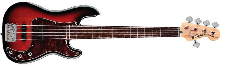 Hlavní obrázek 5strunné FENDER SQUIER Vintage Modified Precision Bass V, Rosewood Fingerboard - Candy Apple Red