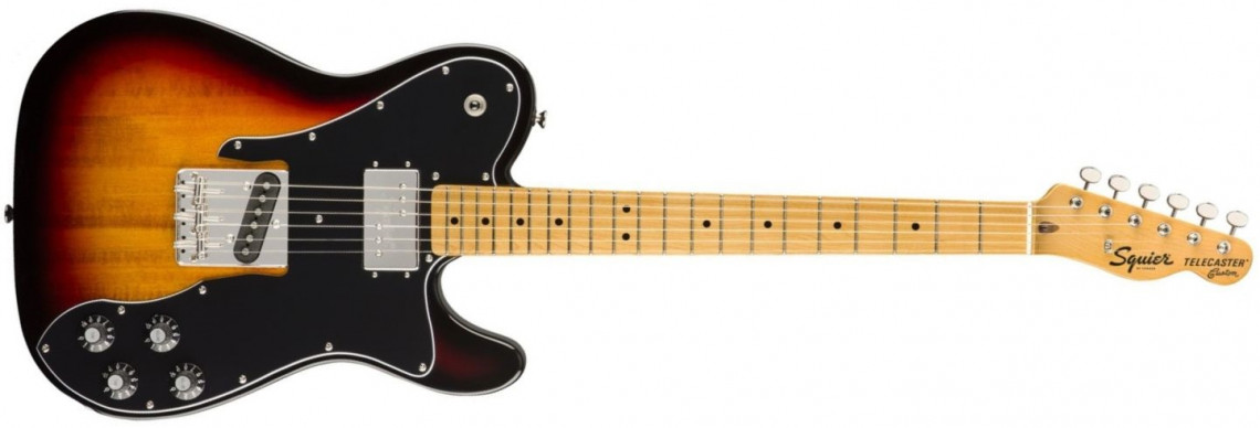 Fender Squier Classic Vibe 70s Telecaster Custom 3-Tone Sunburst Maple