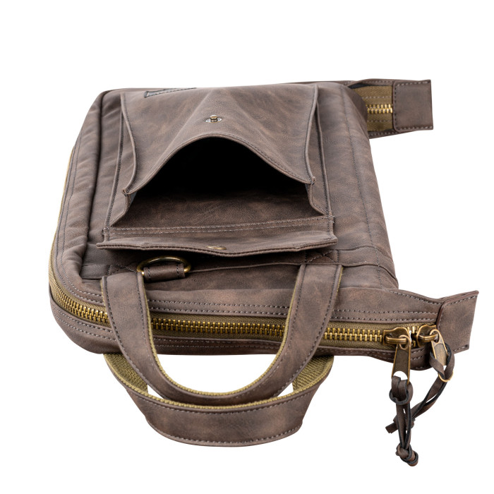 Hlavní obrázek Obaly na paličky MEINL MVHSDB Vintage Hyde Stick Bag - Dark Brown