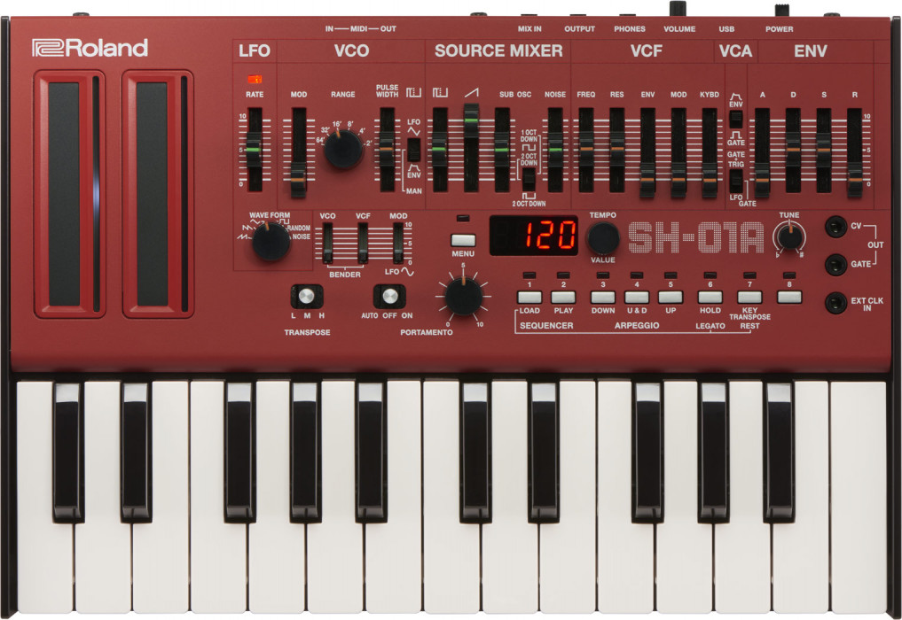 Hlavní obrázek Syntezátory, varhany, virtuální nástroje ROLAND Boutique SH-01A Red