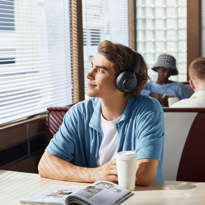 Hlavní obrázek Na uši (s kabelem) ANKER Soundcore Space Q45 Black