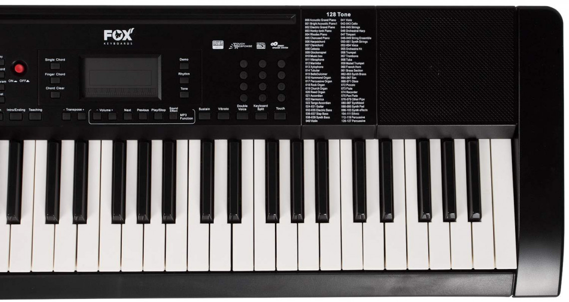 Hlavní obrázek Keyboardy s dynamikou FOX 168 BK