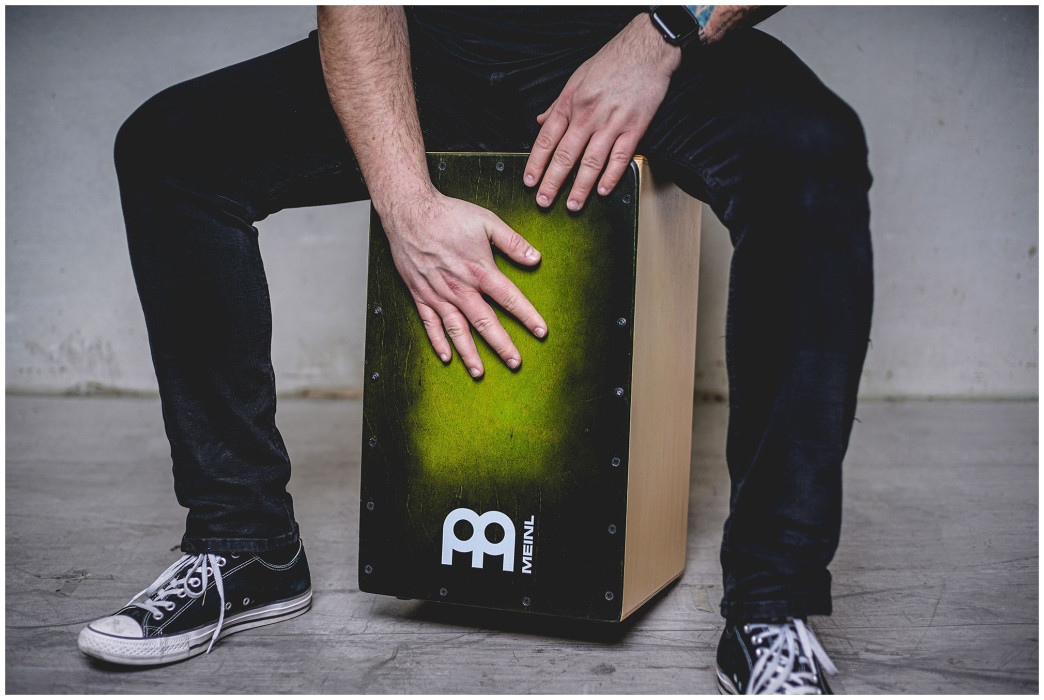 Hlavní obrázek Cajony MEINL SC100GRB Snarecraft Snare Cajon 100 Special Edition - Green Burst