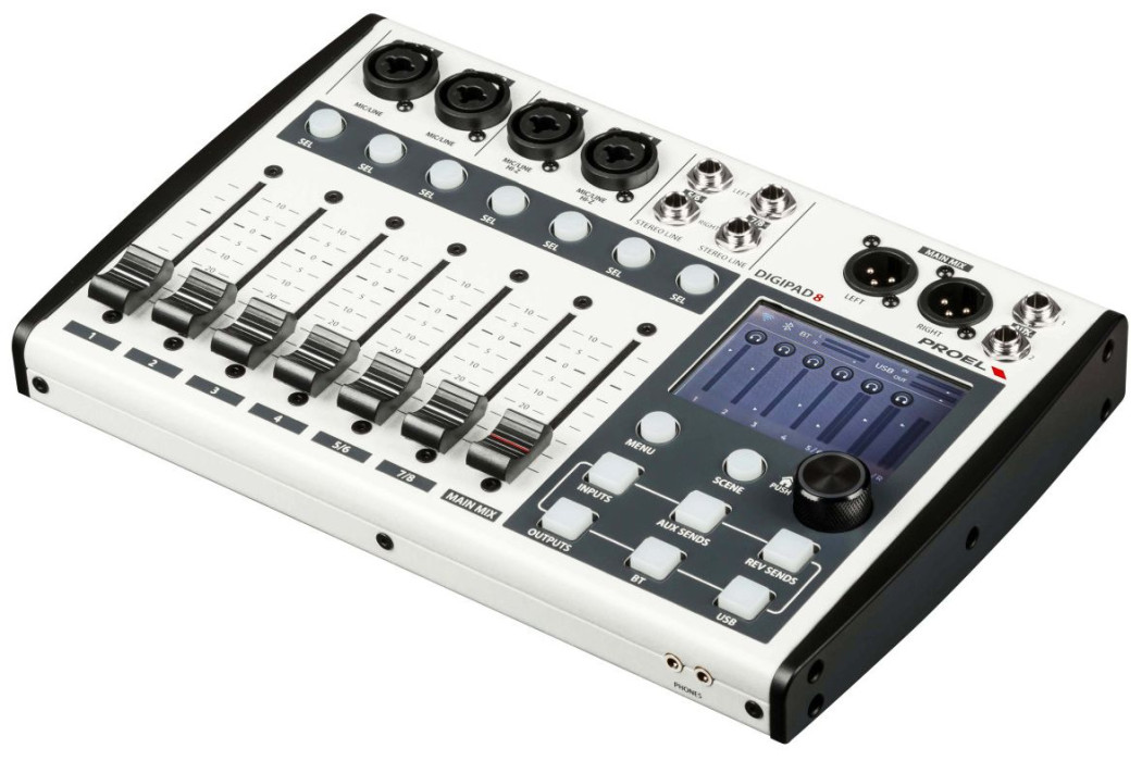 Hlavní obrázek Digitální mixpulty PROEL DIGIPAD8