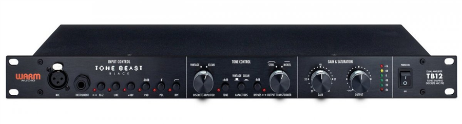 Hlavní obrázek Mikrofonní a linkové předzesilovače WARM AUDIO TB12 Tone Beast Black