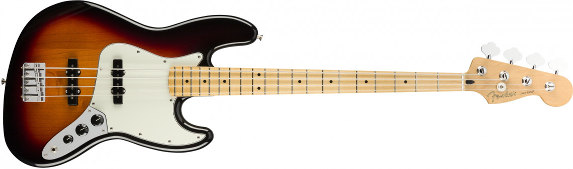 Levně Fender Player Jazz Bass 3-Color Sunburst Maple