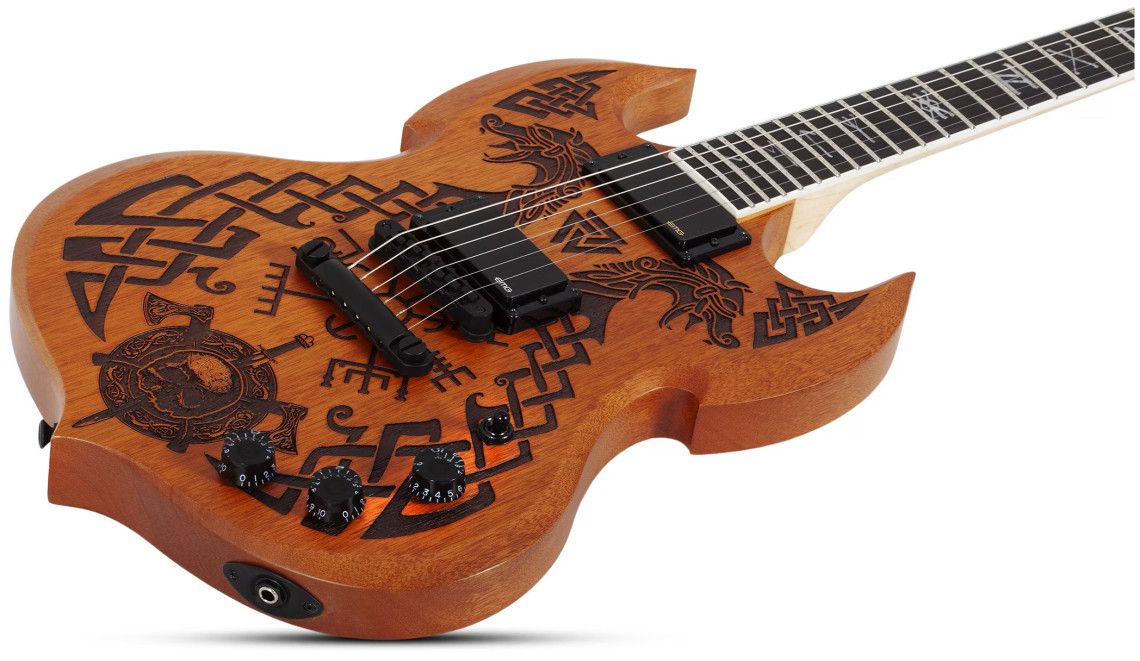Hlavní obrázek Hard&heavy SCHECTER Wylde Audio Barbarian Carveworks - Natural Satin
