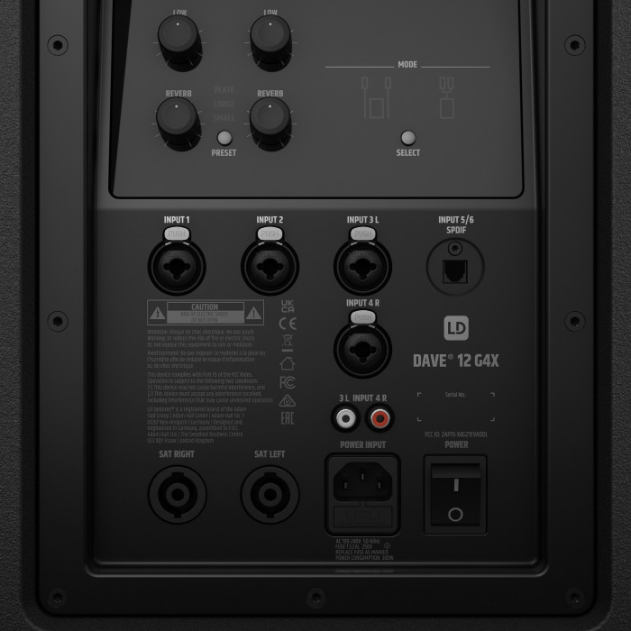 Hlavní obrázek Aktivní reproboxy LD SYSTEMS DAVE 12 G4X