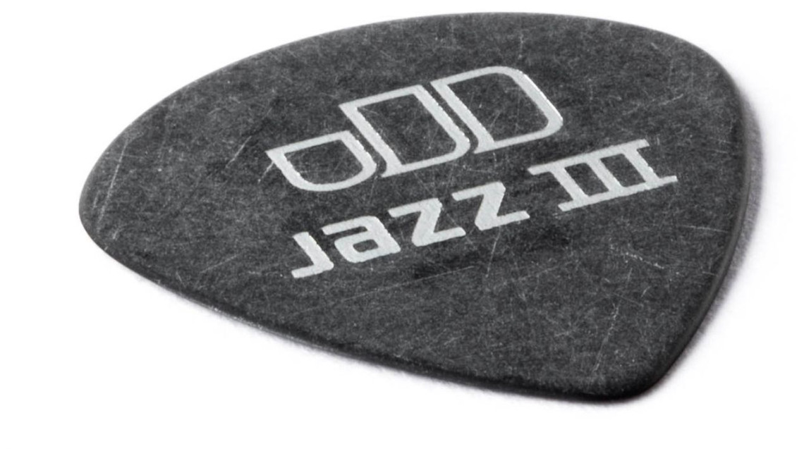 Hlavní obrázek Tvrdost 0.88 DUNLOP Tortex Pitch Black Jazz III Pick .88mm - 12 ks