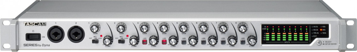 Hlavní obrázek Mikrofonní a linkové předzesilovače TASCAM Series 8p Dyna