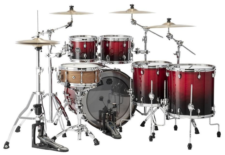 Hlavní obrázek Jiné konfigurace MAPEX SR628XRQ Saturn Maple-Walnut - Scarlet Fade