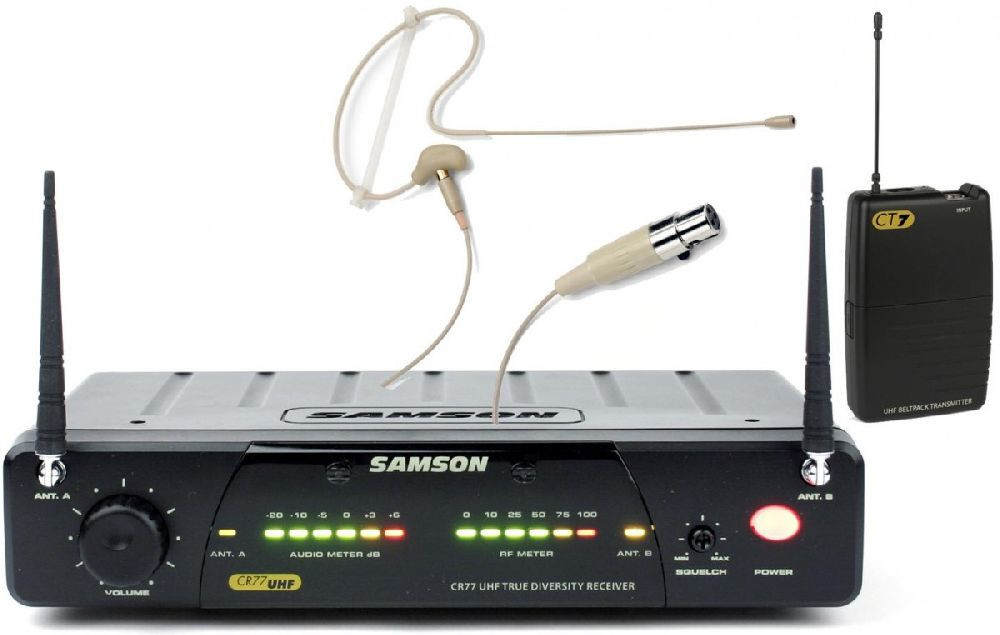 Hlavní obrázek S hlavovým mikrofonem SAMSON Concert 77 Fitness System U2 801.875 MHz