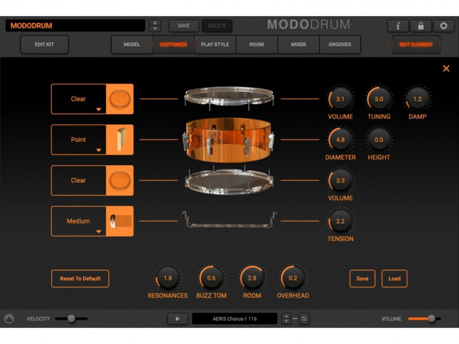 Hlavní obrázek Virtuální nástroje IK MULTIMEDIA MODO DRUM (box)