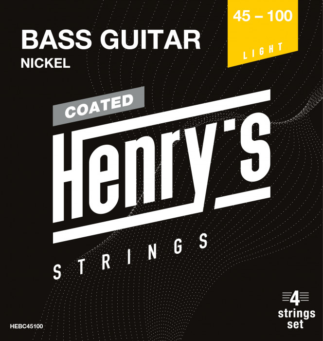 Hlavní obrázek Tvrdost .045 HENRY`S STRINGS HEBC45100 Coated Bass Nickel - 045“ - 100”
