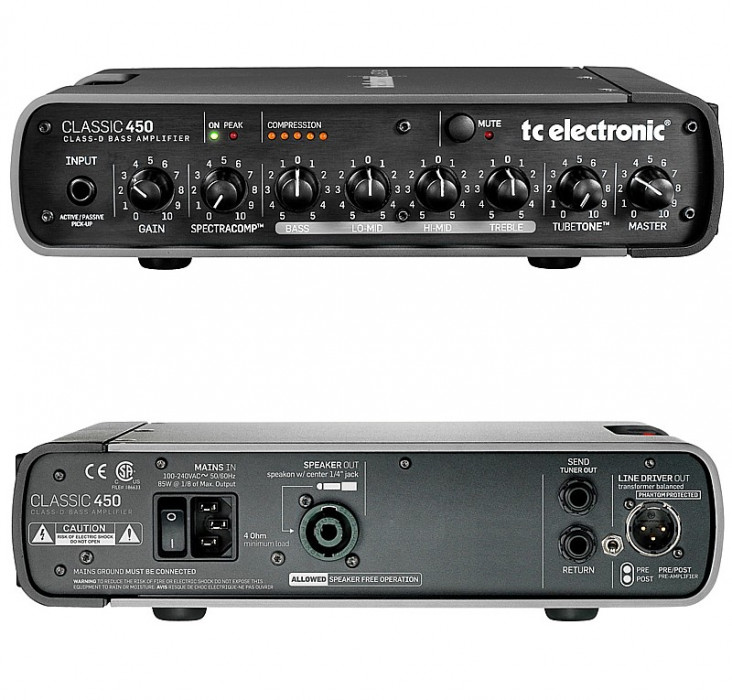 Hlavní obrázek Tranzistorové zesilovače TC ELECTRONIC Classic 450