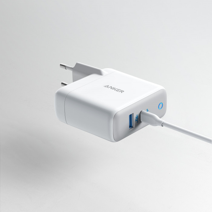 Hlavní obrázek Powerbanky a nabíječky ANKER PowerPort Atom III 45W USB-C + 15W USB-A EU White