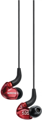 Hlavní obrázek Sluchátka do uší a pro In-Ear monitoring SHURE SE535LTD Red