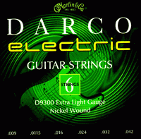 Hlavní obrázek Tvrdost .009 DARCO D 9300 009 niklované pro elektrickou kytaru, síla .009