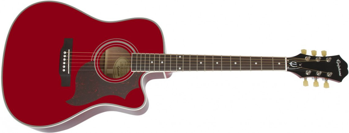 Hlavní obrázek Dreadnought EPIPHONE FT350SCE Wine Red