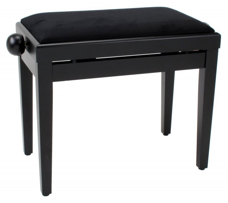 Levně PROLINE Klavírní stolička - Černý mat