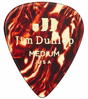 Dunlop 483P05MD Genuine Celluloid Medium Shell