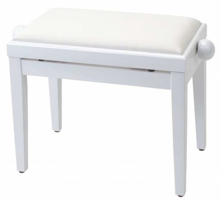 Hlavní obrázek Stoličky a sedáky PROLINE Klavírní stolička - Bílý lesk