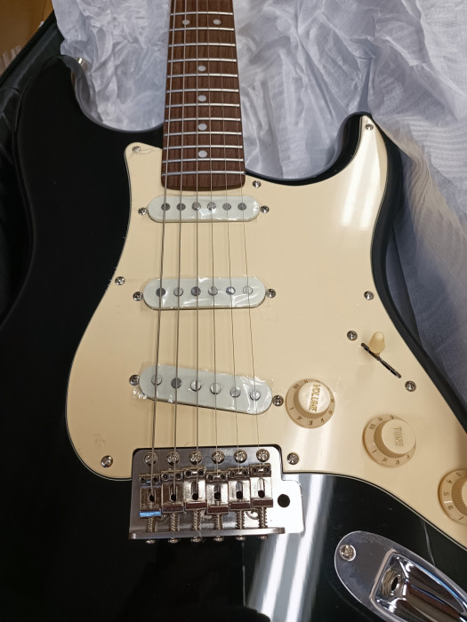 Hlavní obrázek Elektrické kytary DONNER DST-600 - Black C-Stock