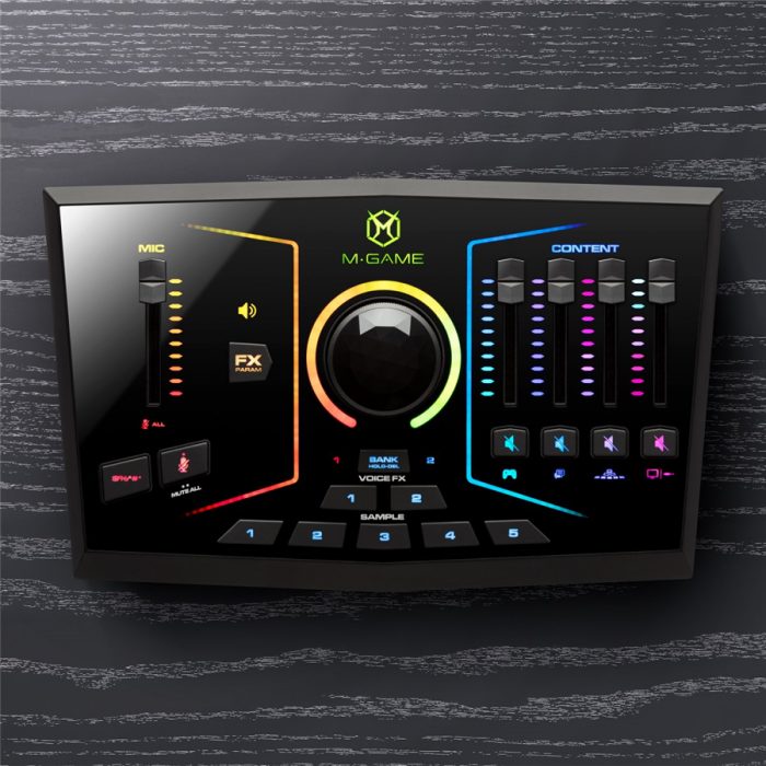 Hlavní obrázek USB zvukové karty M-AUDIO M-GAME RGB DUAL