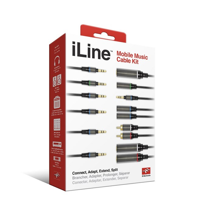Hlavní obrázek Ostatní kabely (XLR, J6,3, 3,5, RCA) IK MULTIMEDIA iLine Cable Kit