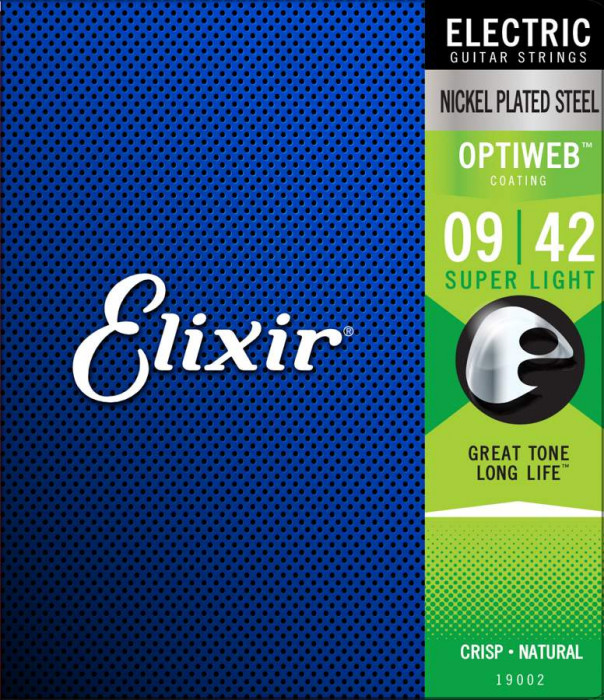 Hlavní obrázek Tvrdost .009 ELIXIR 16550 Optiweb Super Light (9-42) 3-pack 2+1 zdarma