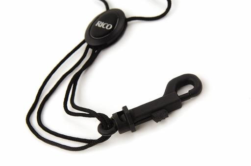 Hlavní obrázek Popruhy a řemeny RICO SJA13 Fabric Sax Strap with Plastic Snap Hook - Black